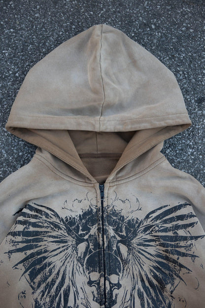 Rebirth Zip Up (Coffee) [PRE ORDER] - SYNISTER